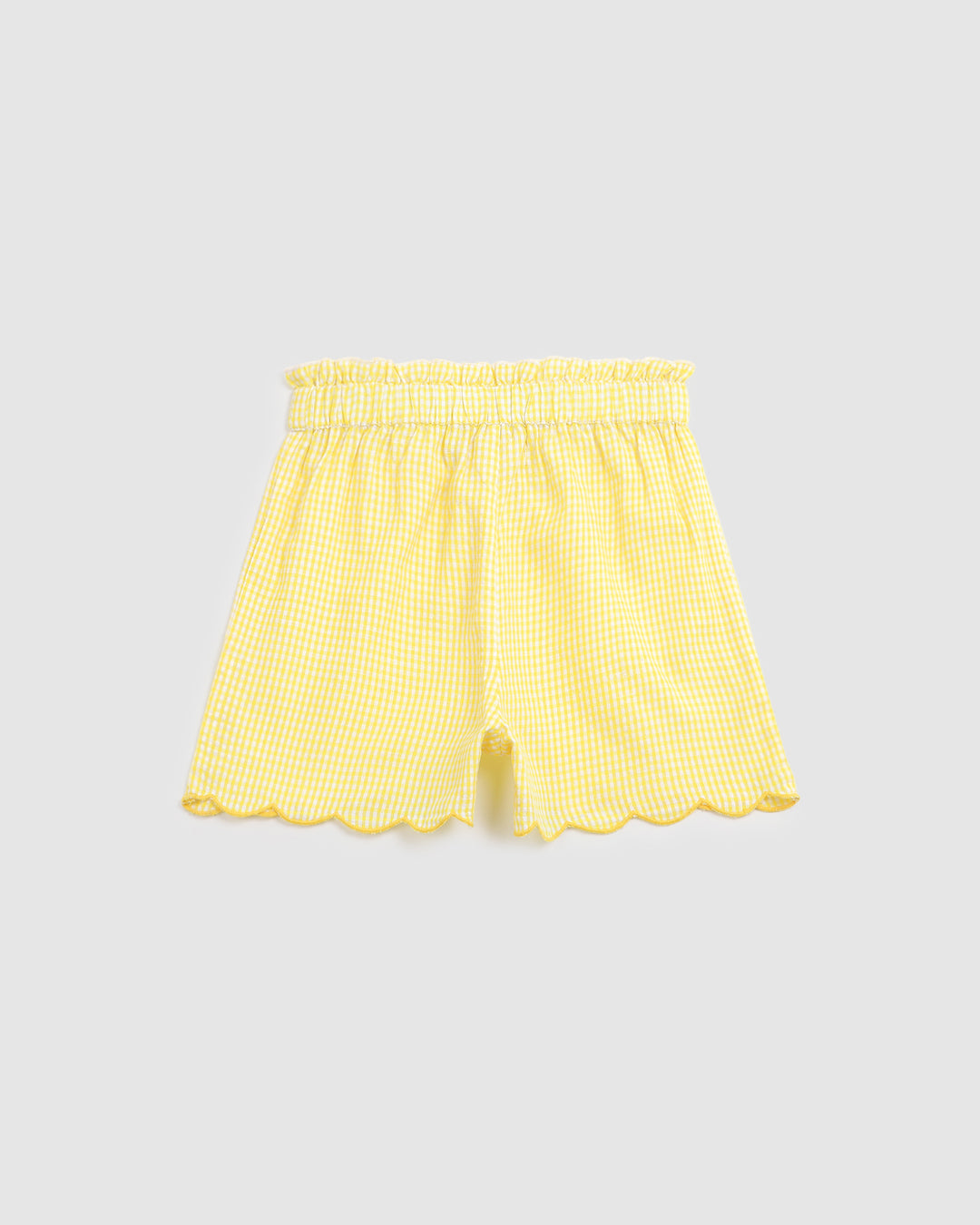 ALEX AND ANT - OCEAN SHORTS: YELLOW GINGHAM [sz:1 YR]