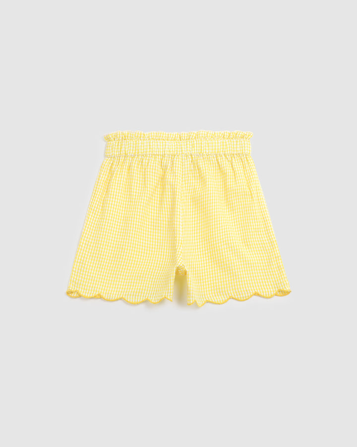 ALEX AND ANT - OCEAN SHORTS: YELLOW GINGHAM [sz:1 YR]