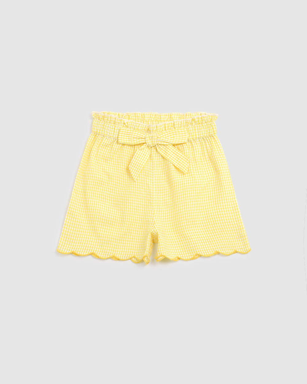ALEX AND ANT - OCEAN SHORTS: YELLOW GINGHAM [sz:1 YR]
