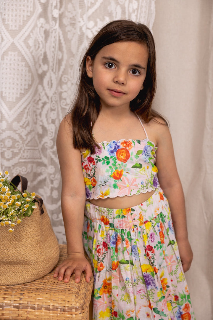 ALEX AND ANT - PETRA SKIRT: FLOWER CRUSH [sz:2 YRS]