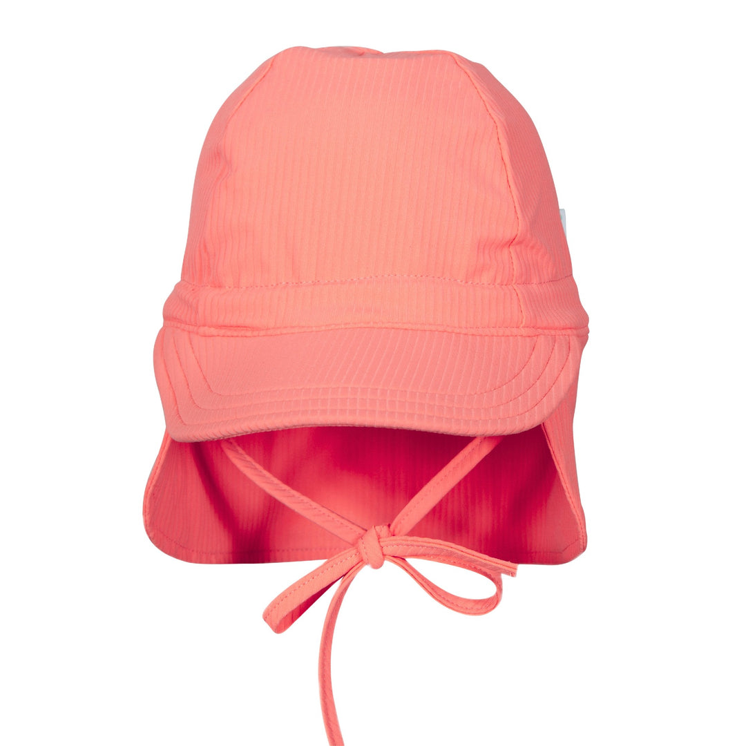 ACORN KIDS - SWIM FLAP CAP: NEON SUNSET [sz:S - 50CM/9-18 MTHS]