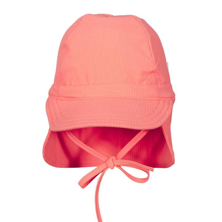 ACORN KIDS - SWIM FLAP CAP: NEON SUNSET [sz:S - 50CM/9-18 MTHS]