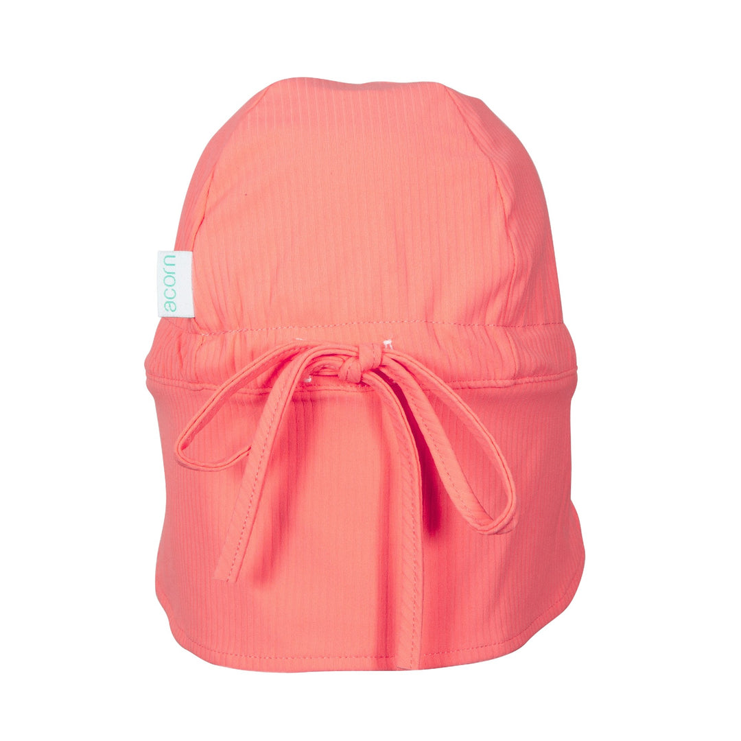 ACORN KIDS - SWIM FLAP CAP: NEON SUNSET [sz:S - 50CM/9-18 MTHS]