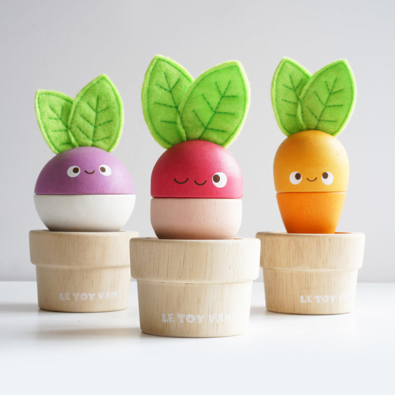 LE TOY VAN - STACKING WOODEN VEGGIES