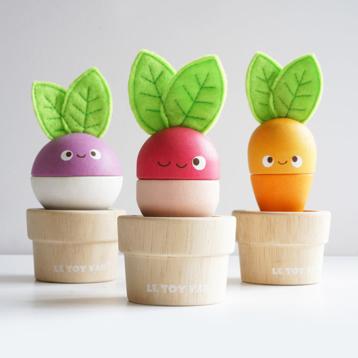 LE TOY VAN - STACKING WOODEN VEGGIES
