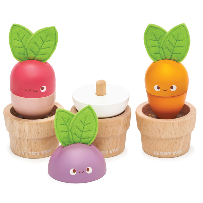 LE TOY VAN - STACKING WOODEN VEGGIES