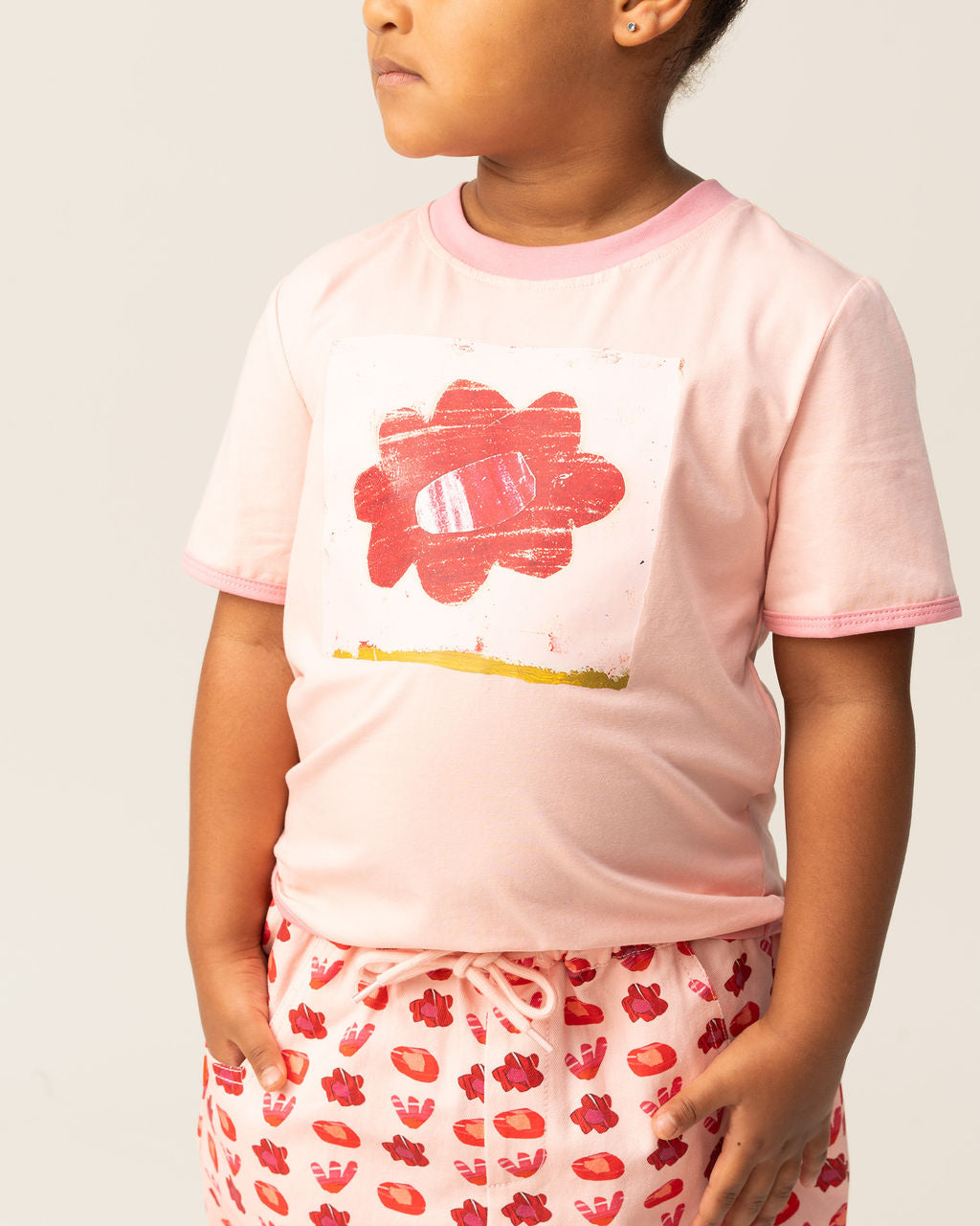DAS IST MAURICE - T SHIRT: PINK PETAL [sz:1 YR]