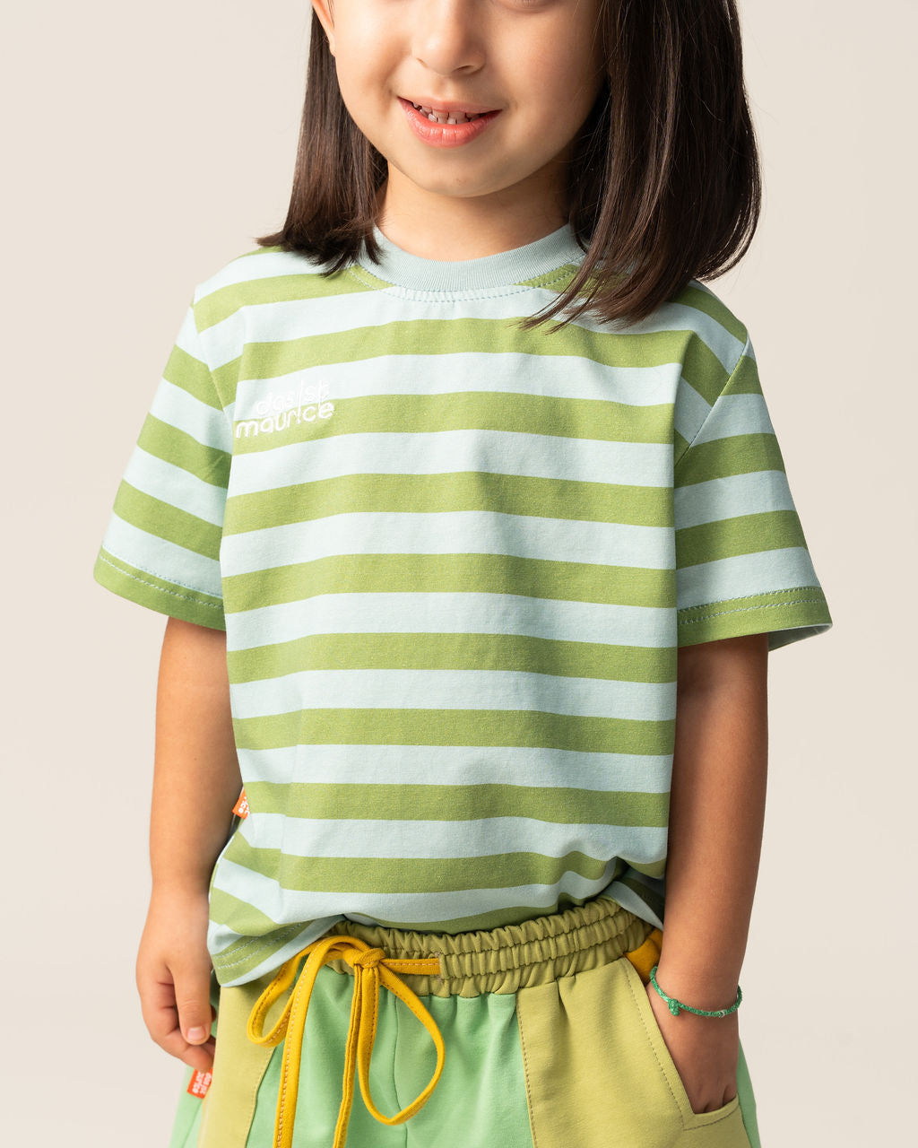 DAS IST MAURICE - T SHIRT: MINTY [sz:1 YR]