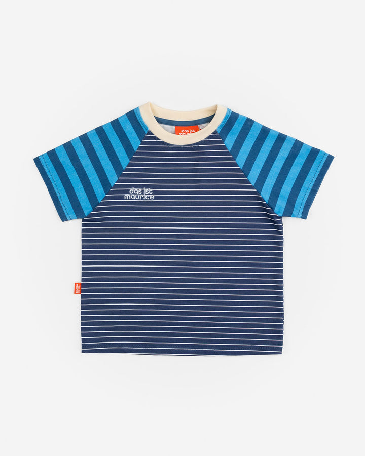 DAS IST MAURICE - RAGLAN T SHIRT: SEA BREEZE [sz:1 YR]