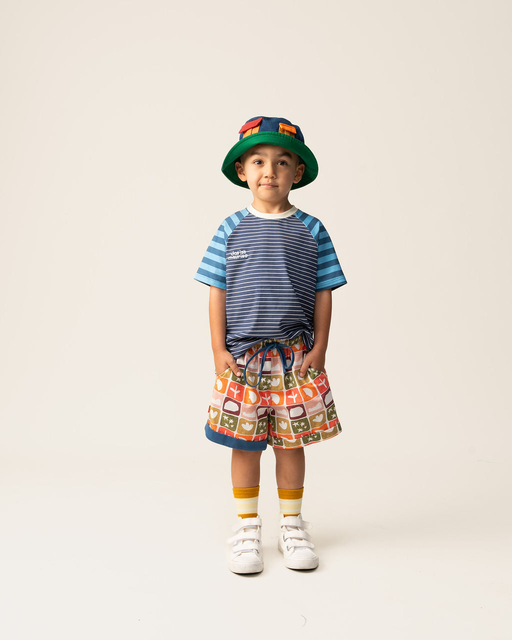 DAS IST MAURICE - RAGLAN T SHIRT: SEA BREEZE [sz:1 YR]