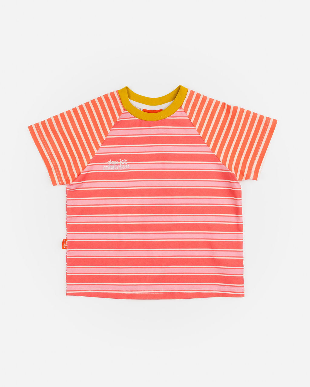 DAS IST MAURICE - RAGLAN T SHIRT: CORAL [sz:1 YR]
