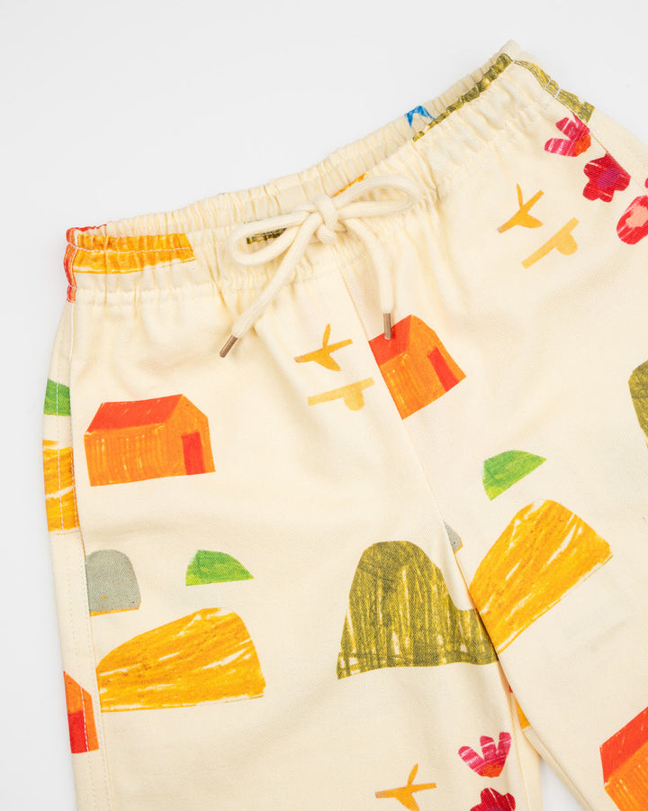 DAS IST MAURICE - WIDE LEG PANTS: MEMORY MAP [sz:1 YR]