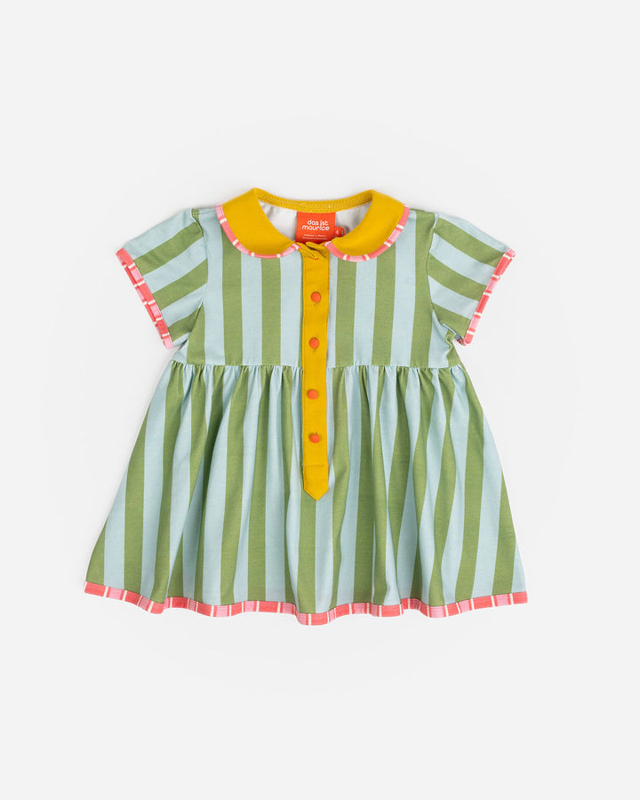 DAS IST MAURICE - BUTTON DRESS: MINTY [sz:1 YR]