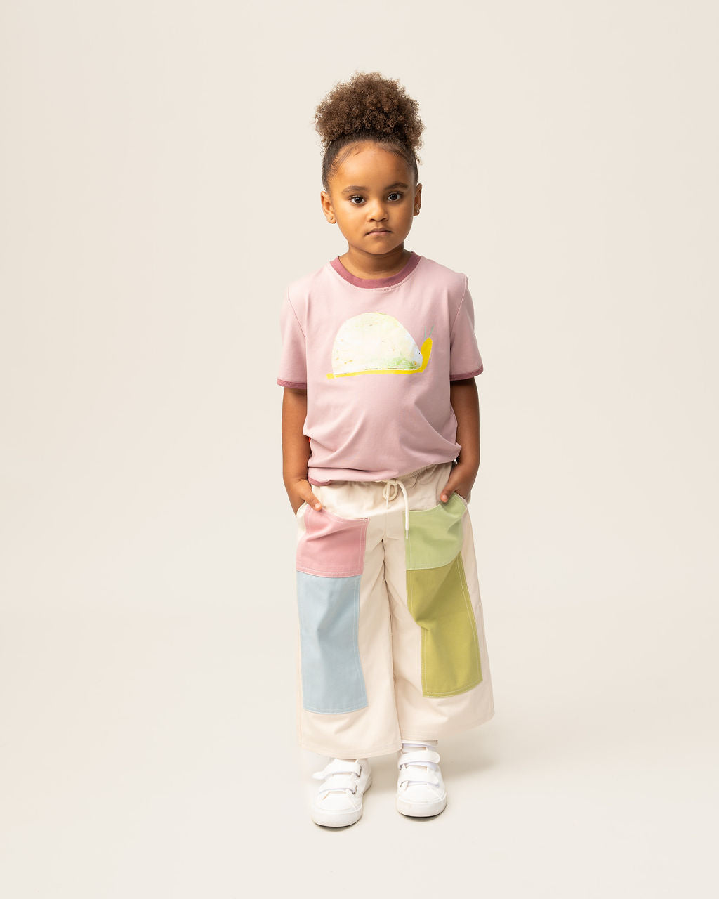 DAS IST MAURICE - WIDE LEG PANTS: PATCHWORK [sz:1 YR]