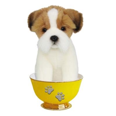 HANSA - PLUSH ANIMAL: TEACUP JACK RUSSELL 15CM