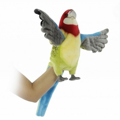 HANSA - HAND PUPPET: EASTERN ROSELLA  50CM