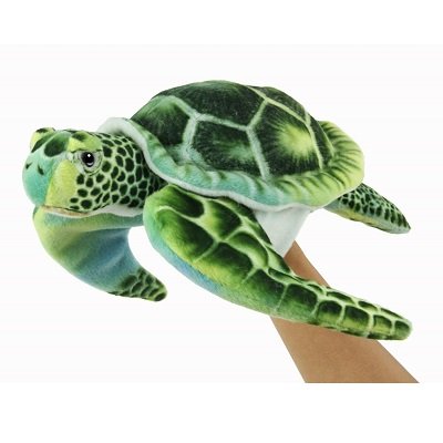 HANSA - HAND PUPPET: GREEN TURTLE  