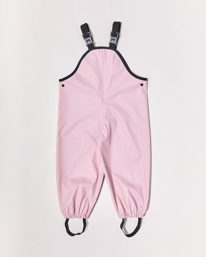 RAINKOAT - OVERALLS: BLUSH PINK [sz:6-12 MTHS]