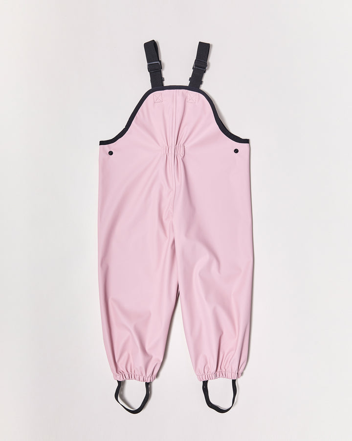 RAINKOAT - OVERALLS: BLUSH PINK [sz:6-12 MTHS]