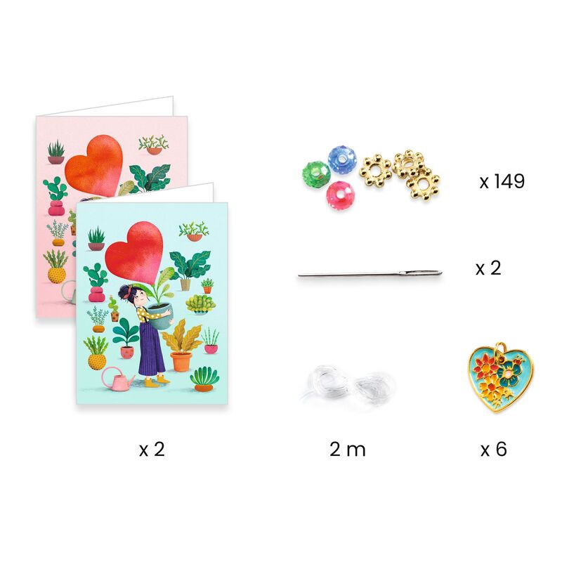 DJECO - YOU & ME HEART THREADING BEAD SET 