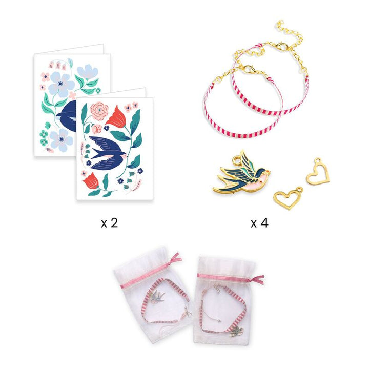 DJECO - YOU & ME BIRDS RIBBON SET
