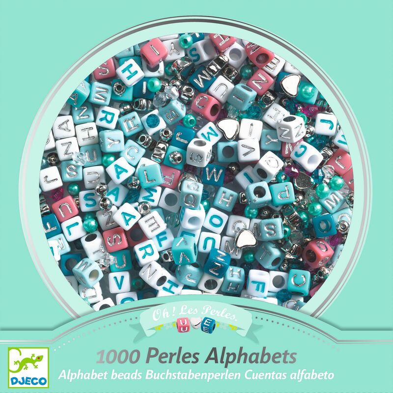 DJECO - YOU & ME SILVER ALPHABET BEADS 