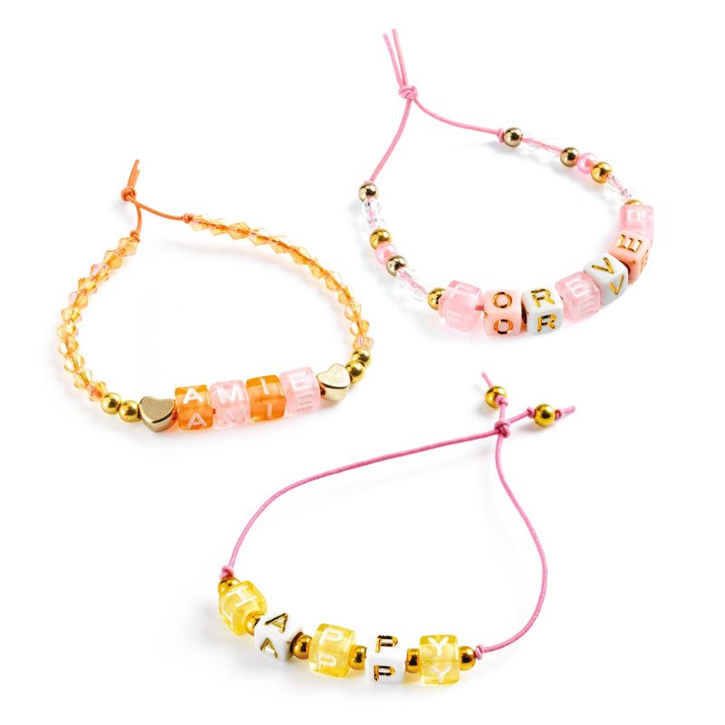 DJECO - YOU & ME GOLD ALPHABET BEADS 