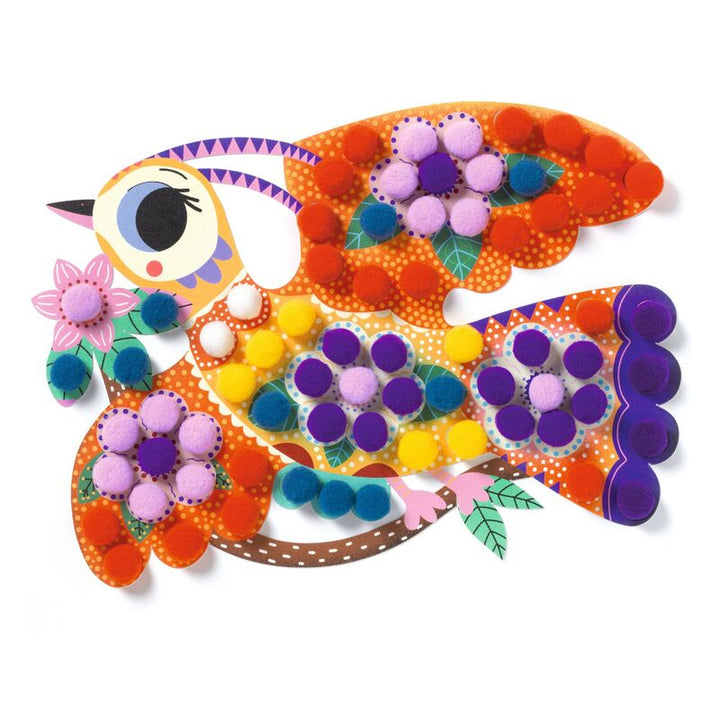 DJECO - ASSORTMENTS POM POM COLLAGE 