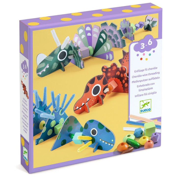 DJECO - THREADING: TERRIBLE DINOS ACTIVITY