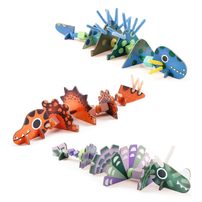 DJECO - THREADING: TERRIBLE DINOS ACTIVITY