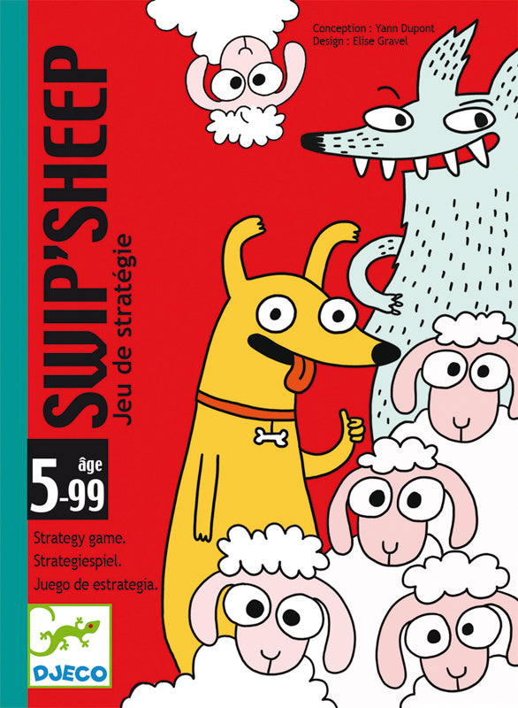 DJECO - SWIP' SHEEP TACTICAL CARD GAME 