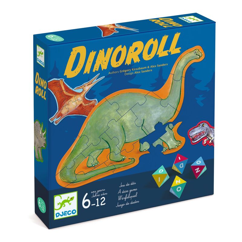 DJECO - DINOSAUR DINOROLL TACTICAL GAME 