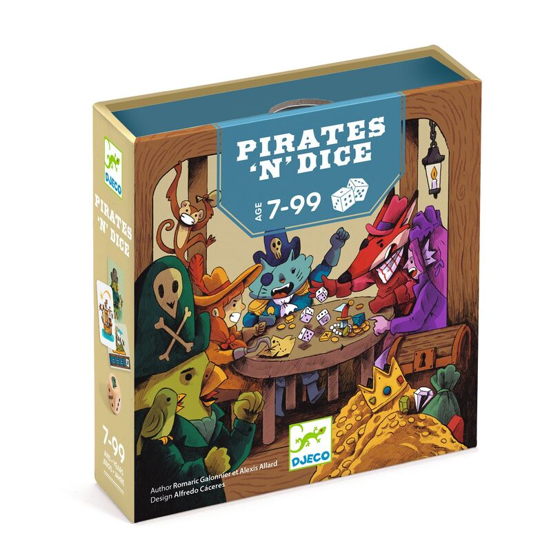 DJECO - CARD GAME: PIRATES N DICE