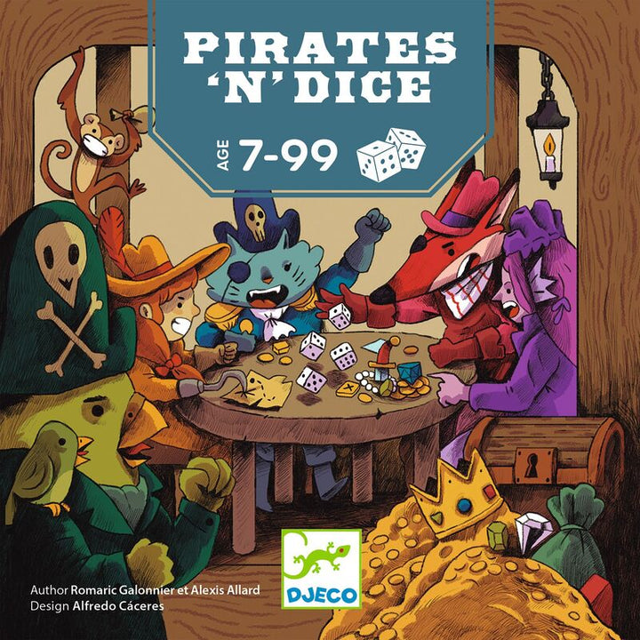 DJECO - CARD GAME: PIRATES N DICE