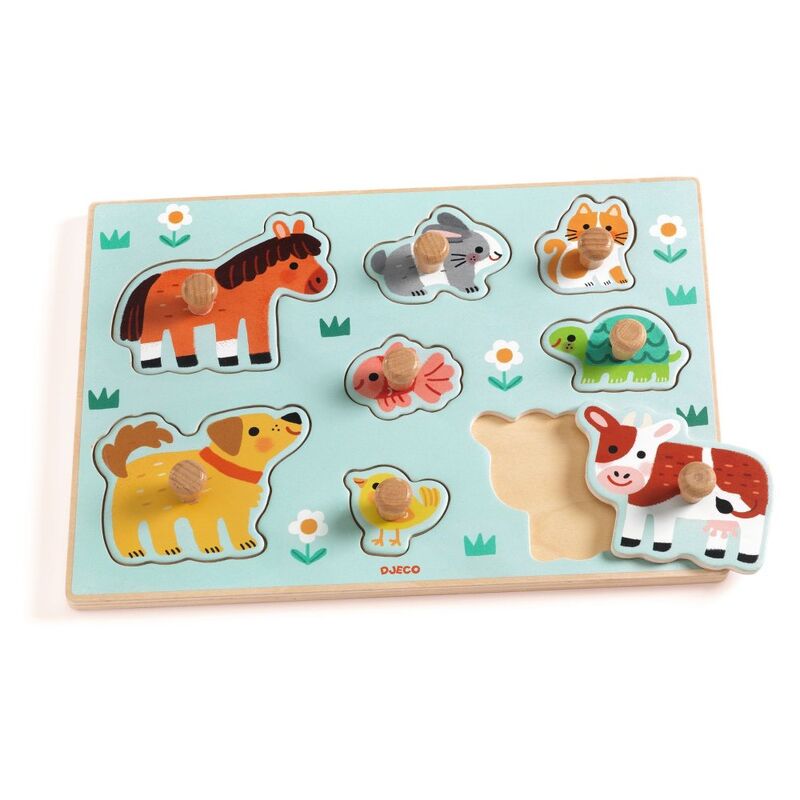 DJECO - WOODEN PUZZLE: DOG'N'CO 
