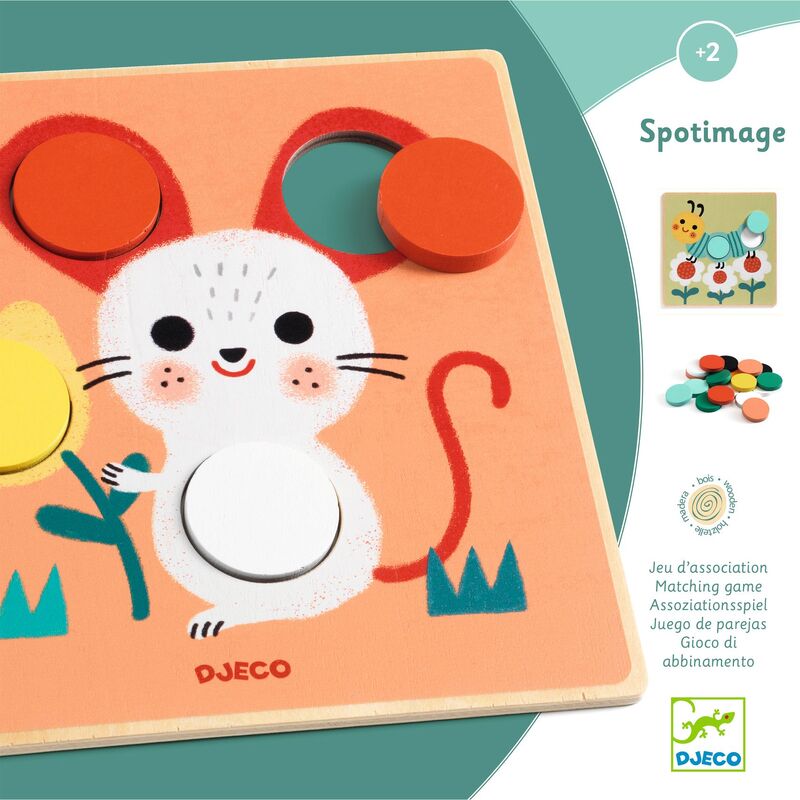 DJECO - SPOTIMAGE COLOUR MATCHING GAME 
