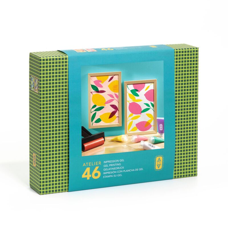 DJECO - ATELIER 46: CITRUS GEL PRINTING KIT