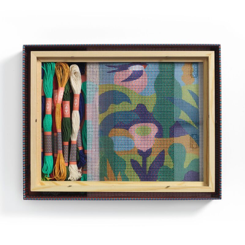 DJECO - ATELIER 65: GARDEN NEEDLEPOINT KIT