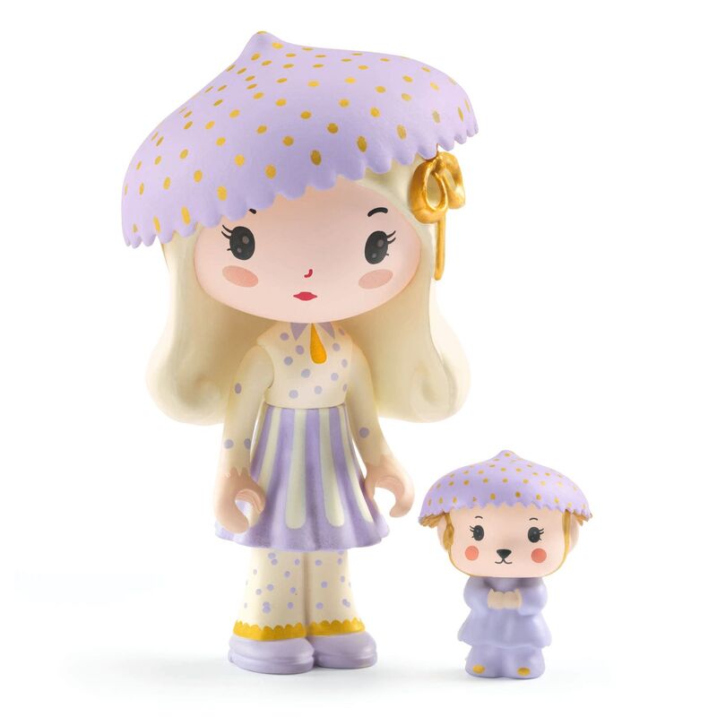 DJECO - TINYLY: JIL & JERRY FIGURINES IN A TINYCAR