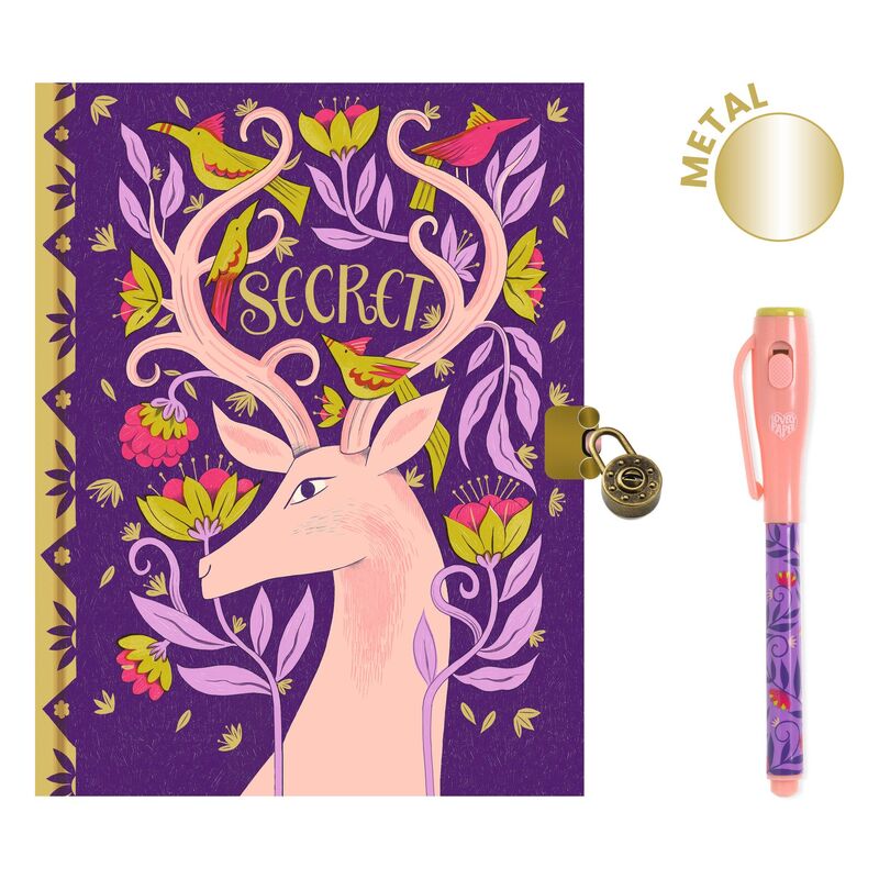 DJECO - MELISSA SECRET NOTEBOOK WITH SECRET PEN 