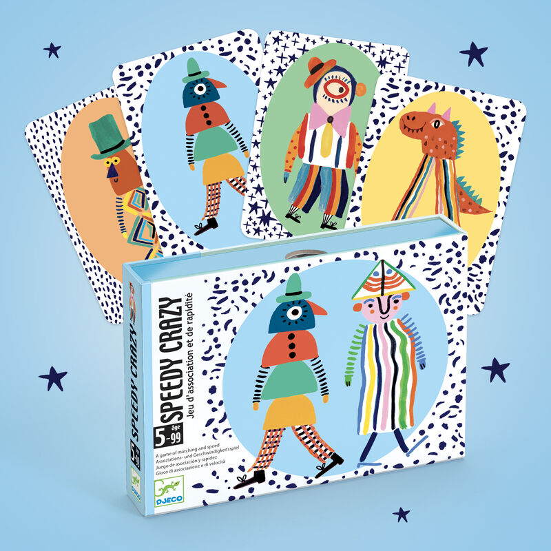 DJECO - CARD GAME: CRAZY FAST MATCHING GAME