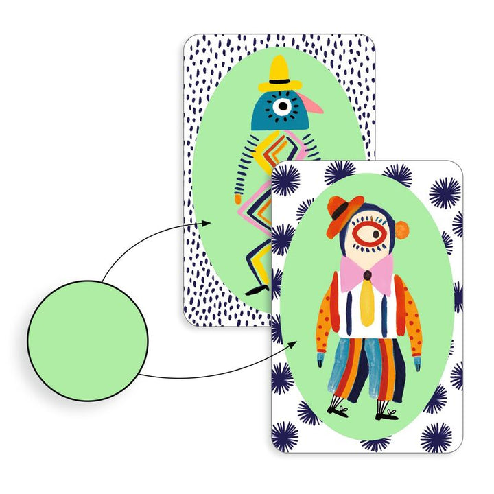 DJECO - CARD GAME: CRAZY FAST MATCHING GAME