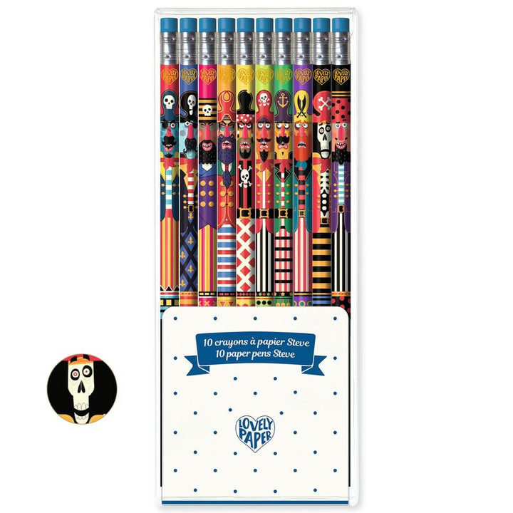 DJECO - STEVE SET OF 10 PENCILS 