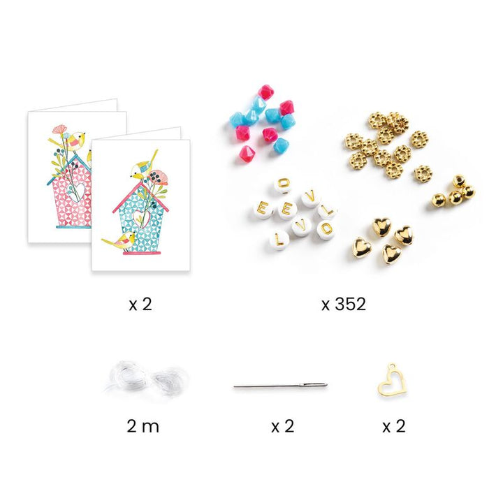 DJECO - YOU & ME LETTER THREADING BEAD SET 