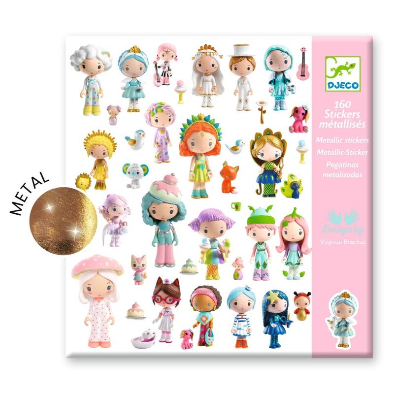 DJECO - TINYLY: 160 STICKERS 