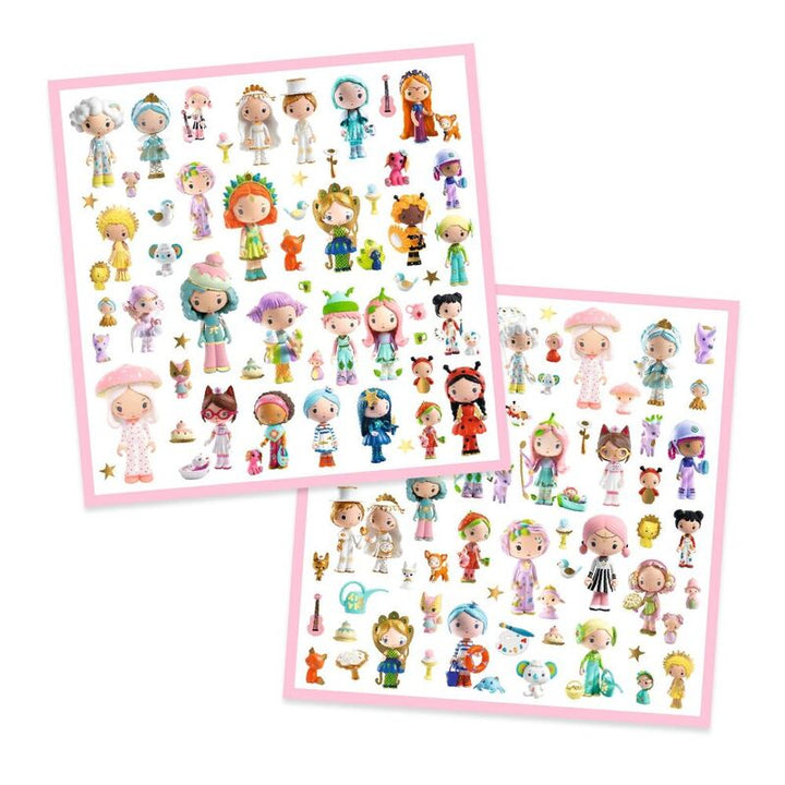 DJECO - TINYLY: 160 STICKERS 