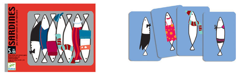 DJECO - SARDINES MEMORY GAME 