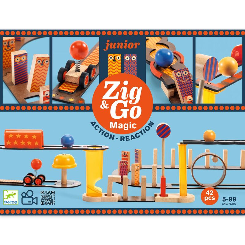 DJECO - ZIG & GO JUNIOR 43 PC MAGIC SET 