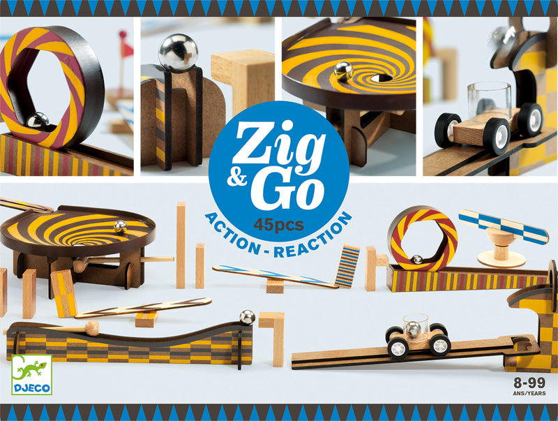 DJECO - ZIG & GO 45PC SET 