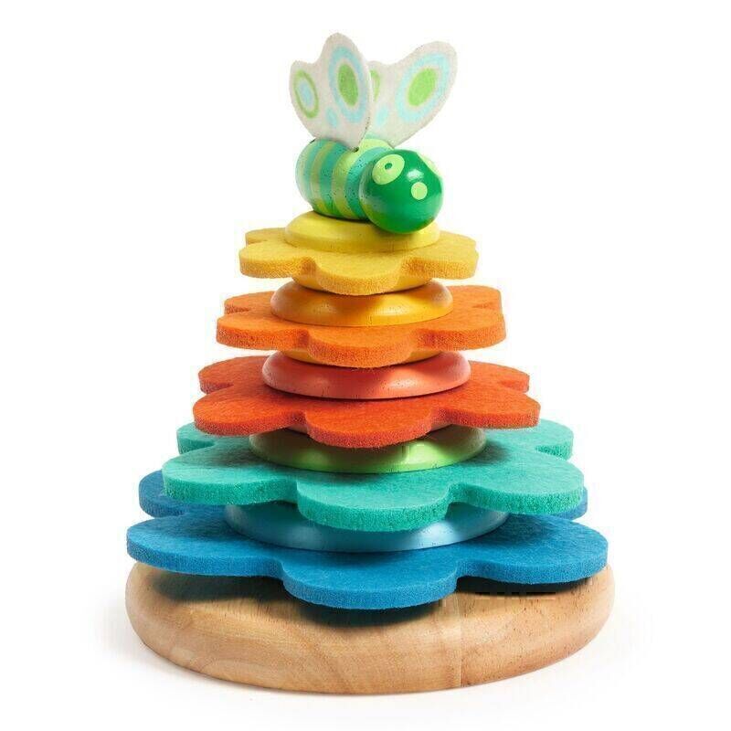 DJECO - BUTTERFLOWER COLORFUL STACKER